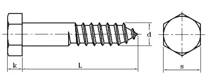 Hex Head Lag Screws for Heavy Duty Wood & Construction Fastening price